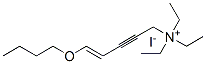 [(E)-5-butoxypent-4-en-2-ynyl]-triethyl-azanium iodide Struktur
