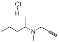 N-methyl-N-prop-2-ynyl-pentan-2-amine hydrochloride Struktur