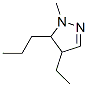 4-Ethyl-1-methyl-5-propyl-2-pyrazoline Struktur