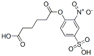 2-nitro-4-sulfophenyl adipate Struktur