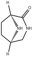 3,8-Diazabicyclo[3.2.1]octan-2-one,(1S)-(9CI) Struktur