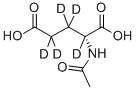 N-ACETYL-D-GLUTAMIC-2,3,3,4,4-D5 ACID Struktur