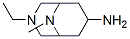 3,9-Diazabicyclo[3.3.1]nonan-7-amine,3-ethyl-9-methyl-,endo-(9CI) Struktur
