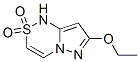 1H-Pyrazolo[5,1-c][1,2,4]thiadiazine,7-ethoxy-,2,2-dioxide(9CI) Struktur