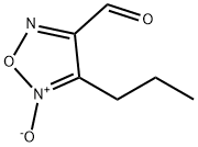 1,2,5-Oxadiazole-3-carboxaldehyde, 4-propyl-, 5-oxide (9CI) Struktur