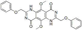 Pyrimido[4,5-g]quinazoline-4,9-dione,  1,6-dihydro-5,10-dimethoxy-2,7-bis(phenoxymethyl)-  (9CI) Struktur