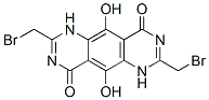 Pyrimido[4,5-g]quinazoline-4,9-dione,  2,7-bis(bromomethyl)-1,6-dihydro-5,10-dihydroxy-  (9CI) Struktur