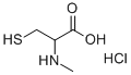 3-MERCAPTO-2-(METHYLAMINO)PROPANOIC ACID HYDROCHLORIDE Struktur