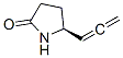 2-Pyrrolidinone,5-(1,2-propadienyl)-,(S)-(9CI) Struktur