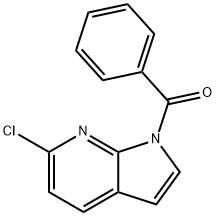 (6-chloro-1H-pyrrolo[2,3-b]pyridin-1-yl)(phenyl)Methanone Struktur