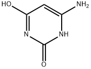 2(1H)-Pyrimidinone, 6-amino-4-hydroxy- (9CI) Struktur