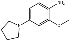 2-METHOXY-4-(PYRROLIDIN-1-YL)AMINOBENZENE Struktur