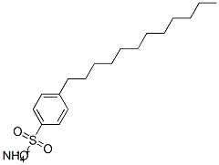 4-Dodecylbenzenesulfonic acid ammonium salt Struktur