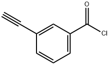 Benzoyl chloride, 3-ethynyl- (9CI) Struktur