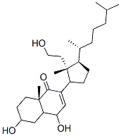 9,11-seco-3,6,11-trihydroxycholest-7-en-9-one Struktur