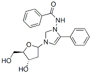 1-(2-deoxyribofuranosyl)-4-(3-benzamido)phenylimidazole Struktur