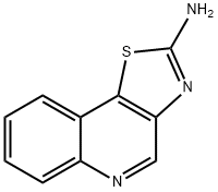 2-AMINOTHIAZOLO[4,5-C]QUINOLINE Struktur