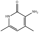 2(1H)-Pyridinone,3-amino-4,6-dimethyl-(9CI) Struktur