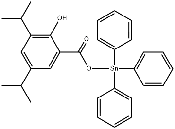 triphenyltin 3,5-diisopropylsalicylate Struktur