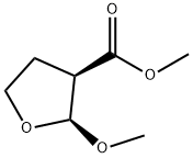 3-Furancarboxylicacid,tetrahydro-2-methoxy-,methylester,(2S-cis)-(9CI) Struktur