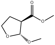 3-Furancarboxylicacid,tetrahydro-2-methoxy-,methylester,(2R-trans)-(9CI) Struktur