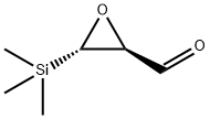 Oxiranecarboxaldehyde, 3-(trimethylsilyl)-, (2S-trans)- (9CI) Struktur