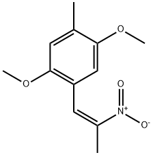 2,5-dimethoxy-4,beta-dimethyl-beta-nitrostyrene Struktur