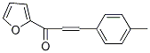 2-[3-(4-methylphenyl)acryloyl]furan, 2-(4-Methylcinnamoyl)furan Struktur