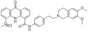 Elacridar  HCl Struktur