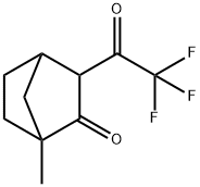 Bicyclo[2.2.1]heptan-2-one, 1-methyl-3-(trifluoroacetyl)- (9CI) Struktur