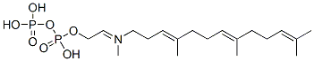 3-azageranylgeranyl diphosphate Struktur