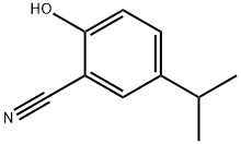 Benzonitrile, 2-hydroxy-5-(1-methylethyl)- (9CI) Struktur