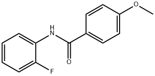 N-(2-FLUOROPHENYL)-4-METHOXYBENZAMIDE Struktur