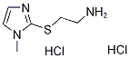 2-(1-Methyl-1H-imidazol-2-ylsulfanyl)-ethylaminedihydrochloride Struktur