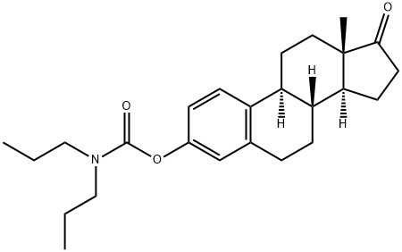 3-(((Dipropylamino)carbonyl)oxy)estra-1,3,5(10)-trein-17-one Struktur