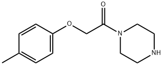 1-[(4-methylphenoxy)acetyl]piperazine hydrochloride  Struktur