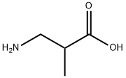 DL-3-AMINOISOBUTYRIC ACID Structure