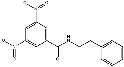 BenzaMide, 3,5-dinitro-N-(2-phenylethyl)- Struktur