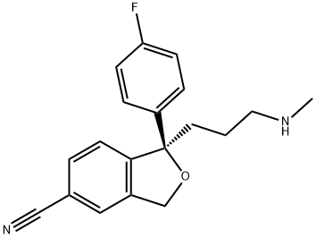 (R)-Desmethyl Citalopram Hydrochloride Struktur