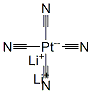 dilithium tetracyanoplatinate Struktur