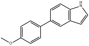 5-(4-METHOXY-PHENYL)-1H-INDOLE Struktur