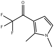 Ethanone, 1-(1,2-dimethyl-1H-pyrrol-3-yl)-2,2,2-trifluoro- (9CI) Struktur