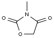 3-Methyl-1,3-oxazolidine-2,4-dione Struktur