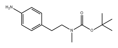 [2-(4-AMINOPHENYL)ETHYL]METHYLCARBAMIC ACID TERT-BUTYL ESTER Struktur