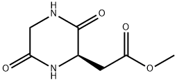 2-Piperazineaceticacid,3,6-dioxo-,methylester,(R)-(9CI) Struktur