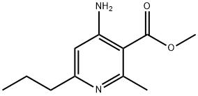 3-Pyridinecarboxylicacid,4-amino-2-methyl-6-propyl-,methylester(9CI) Struktur