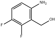 Benzenemethanol, 6-amino-2,3-difluoro- (9CI) Struktur