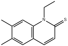 Carbostyril,  1-ethyl-6,7-dimethyl-2-thio-  (7CI,8CI) Struktur