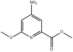 methyl 4-amino-6-methoxypyridine-2-carboxylate Struktur