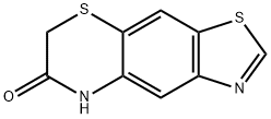 5H-Thiazolo[4,5-g][1,4]benzothiazin-6(7H)-one(7CI,8CI) Struktur